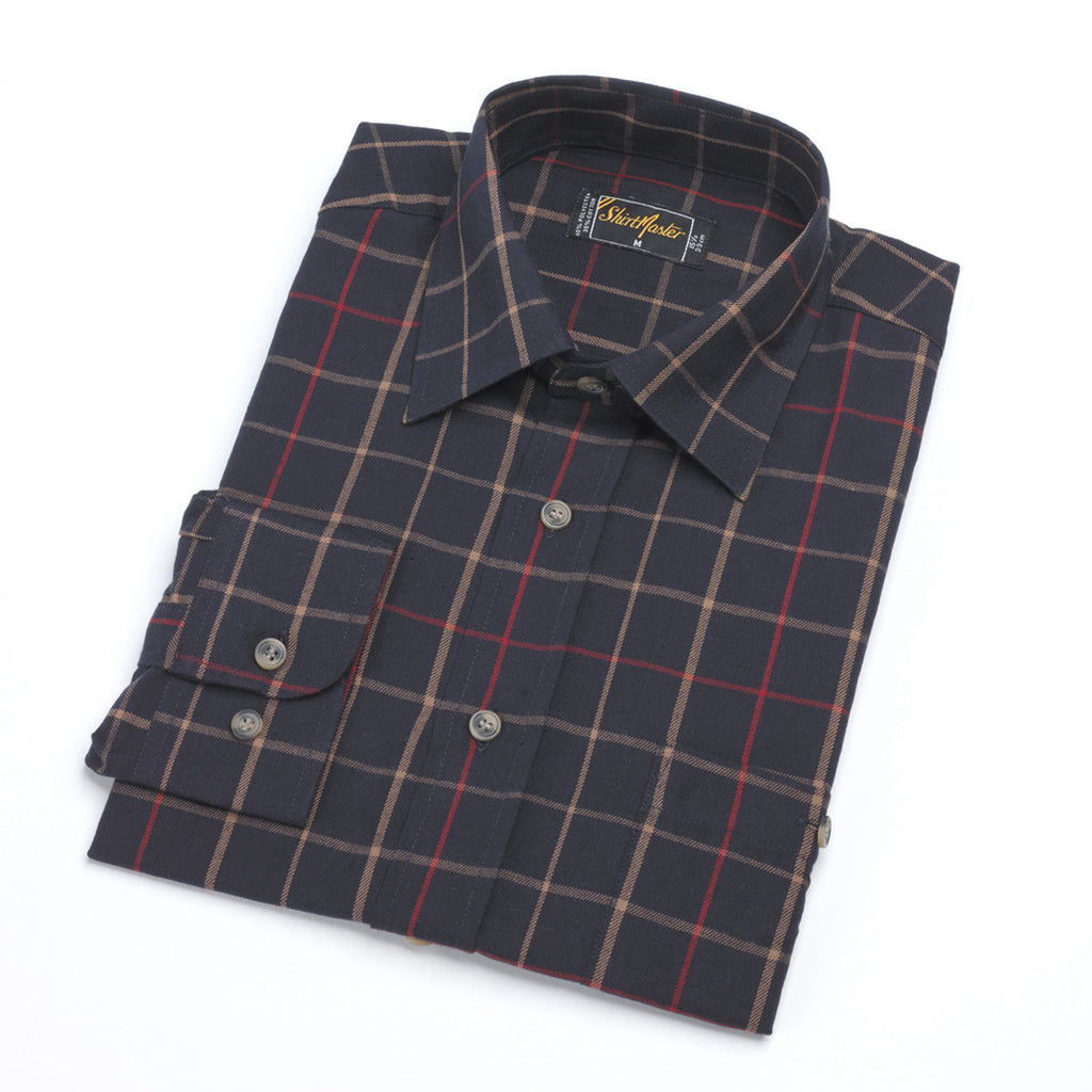 ShirtMaster Mens Romsey Shirt - Navy