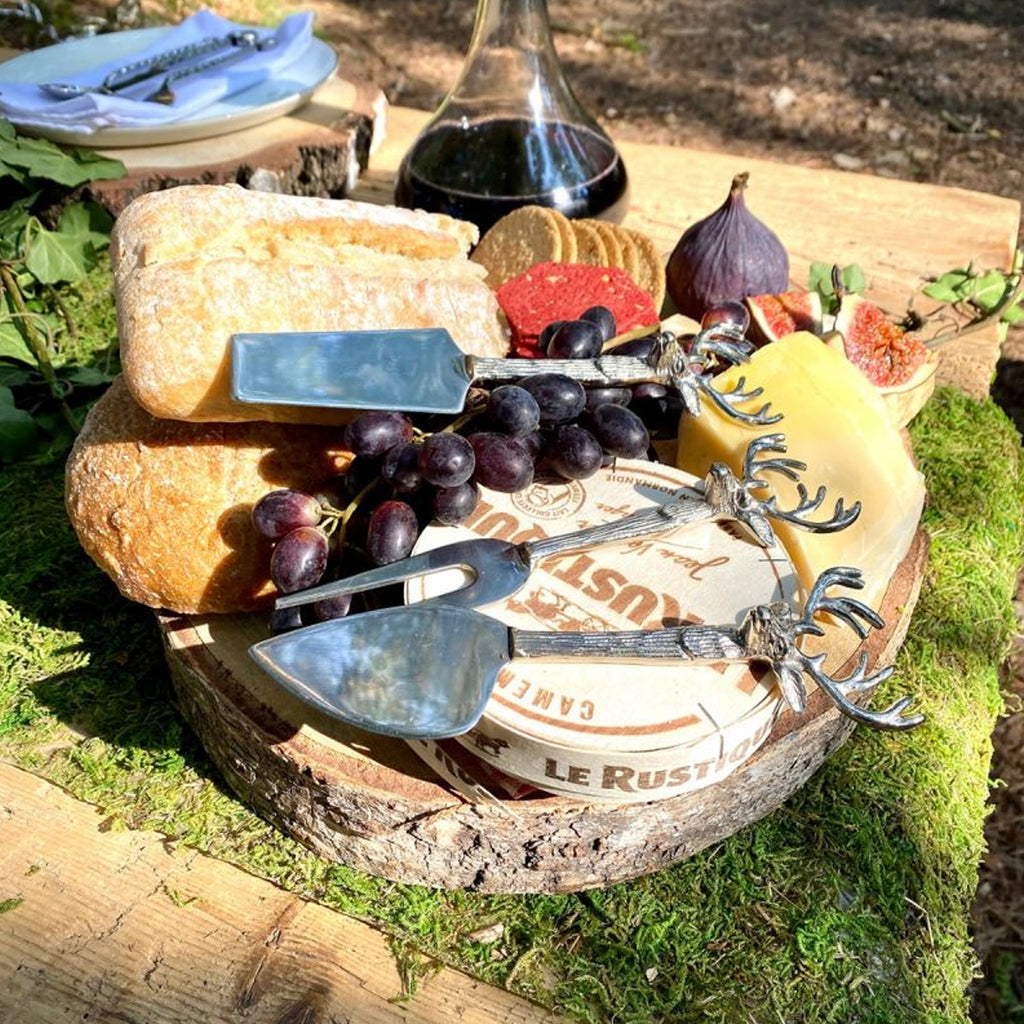 Culinary Concepts Stag Head Three Piece Cheese Serving Set