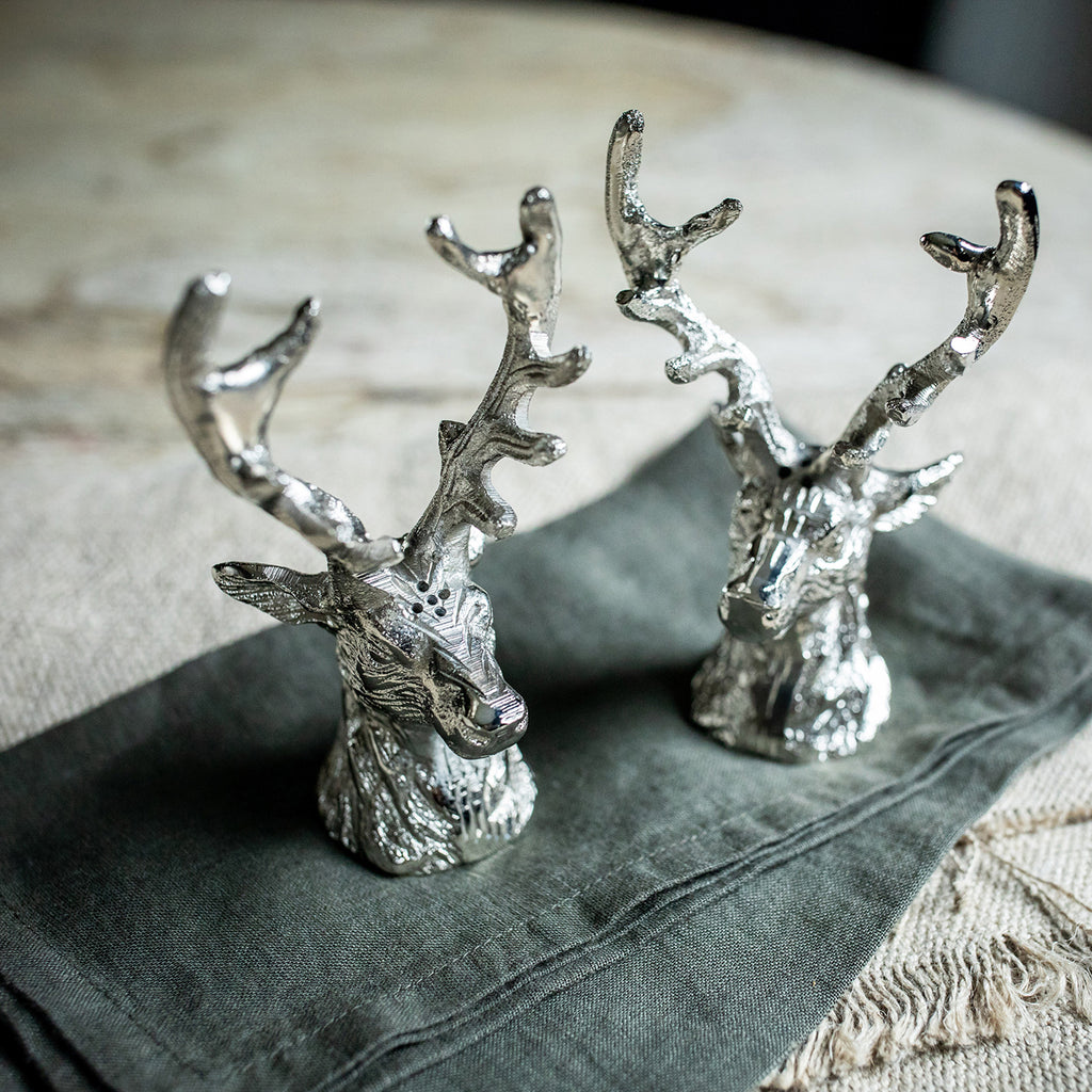 Culinary Concepts Stag Head Salt and Pepper Set