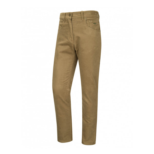 Hoggs of Fife Mens Carrick Technical Stretch Moleskin Jean-Dried Moss