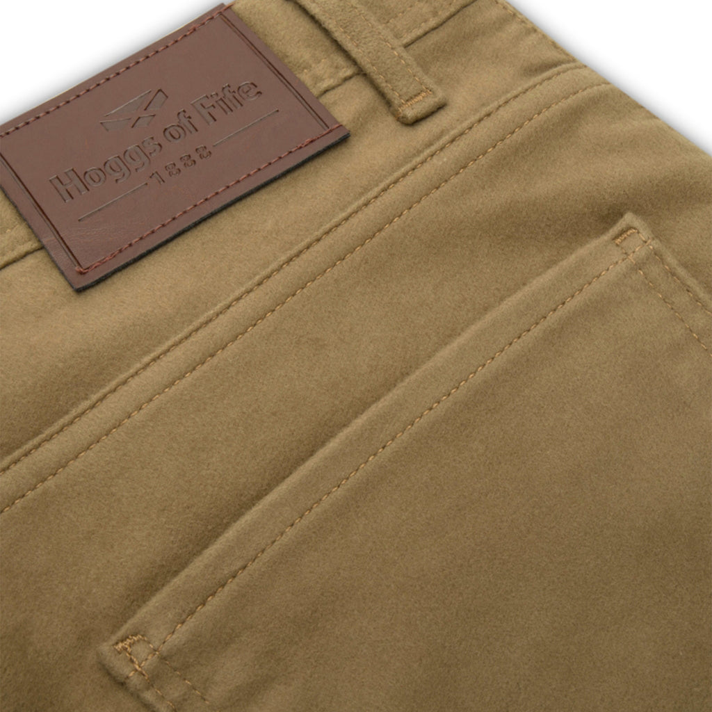 Hoggs of Fife Mens Carrick Technical Stretch Moleskin Jean-Dried Moss