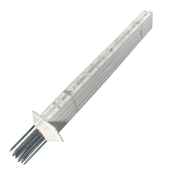 Fenceman Poly Post 90cm White Pack Of 10