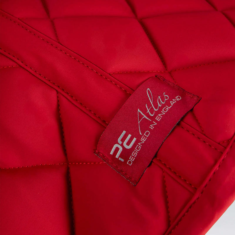 Premier Equine Atlas Close Contact GP/Jump Square - Red