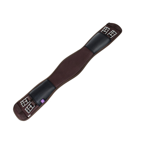 KM Elite Memory Foam Dressage Girth - Brown