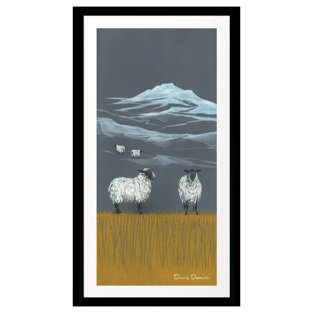 Camelot Pastures New Panels I Framed Artwork