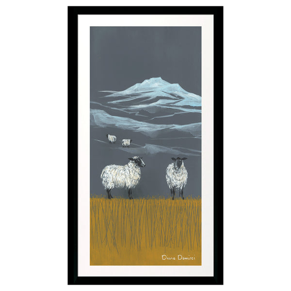 Camelot Pastures New Panels I Framed Artwork