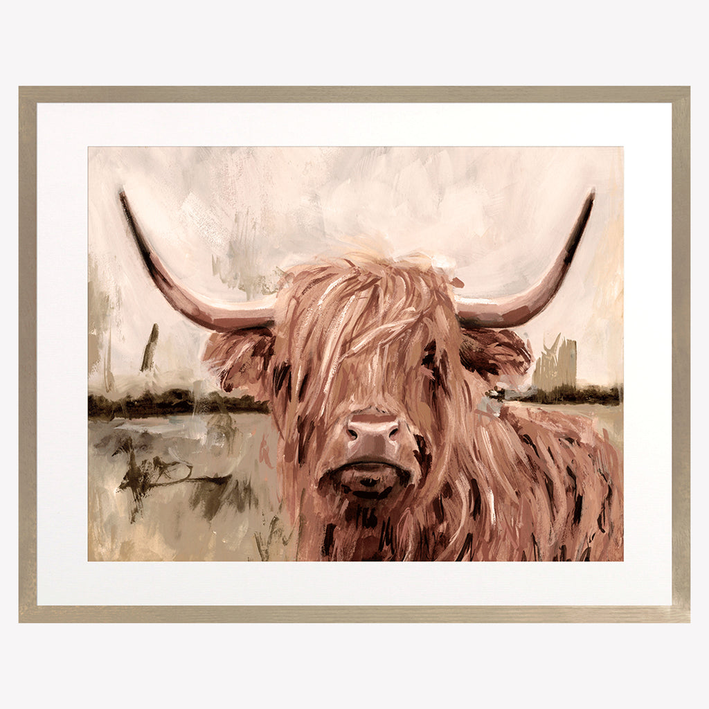 Camelot Duncan Highland Cow Framed Artwork