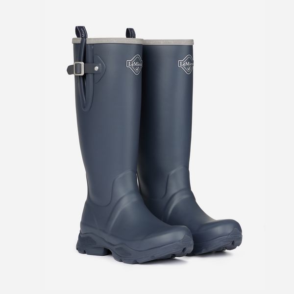 LeMieux Ladies Ultra Stride Wellington Boots - Navy