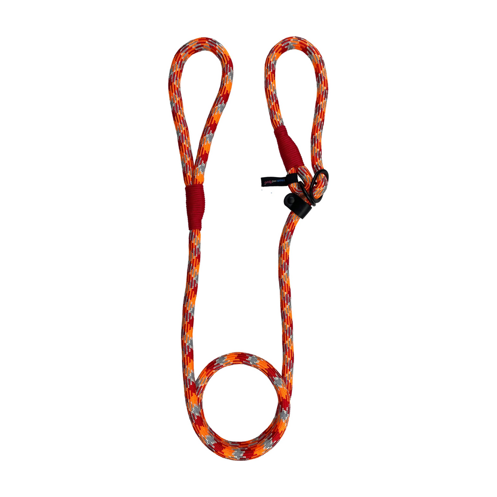 Boo Rop Hem and Boo High Performance Rope Slip Lead - Red/Orange - R&R Country