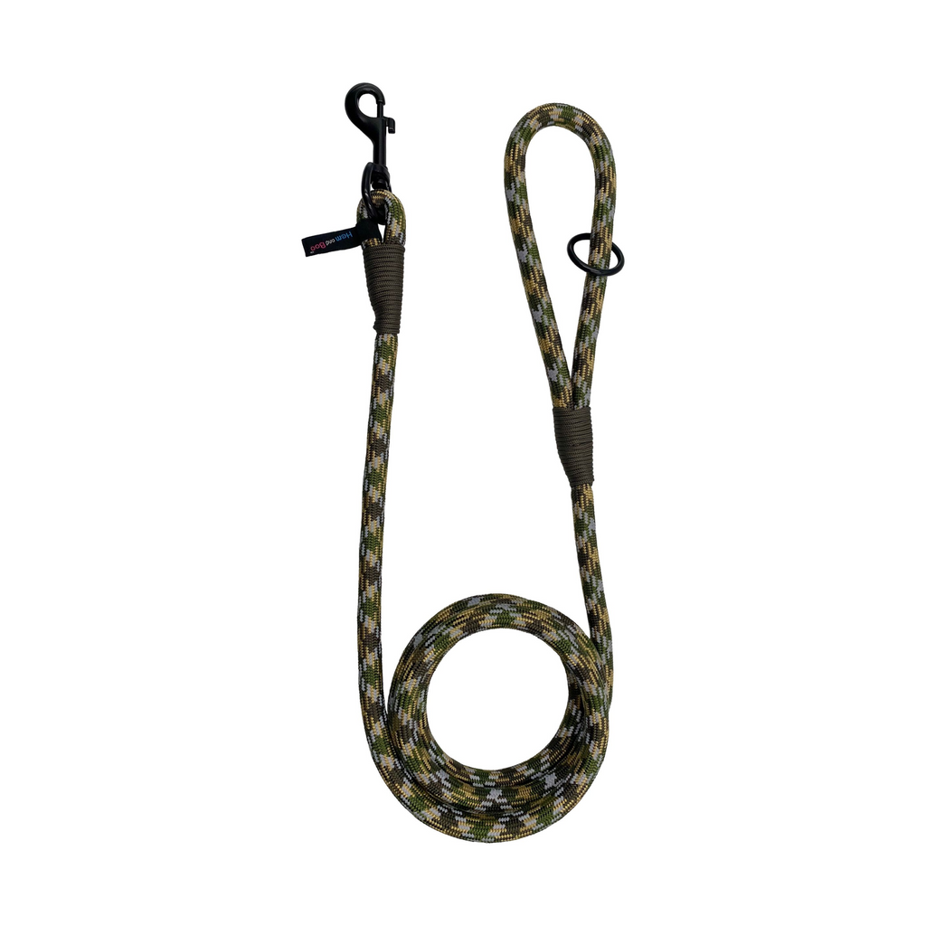 Hem and Boo High Performance Rope Trigger Lead - Khaki/Grey