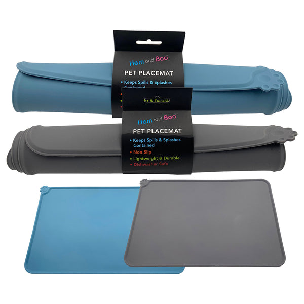 Hem and Boo Silicon Pet Placemat