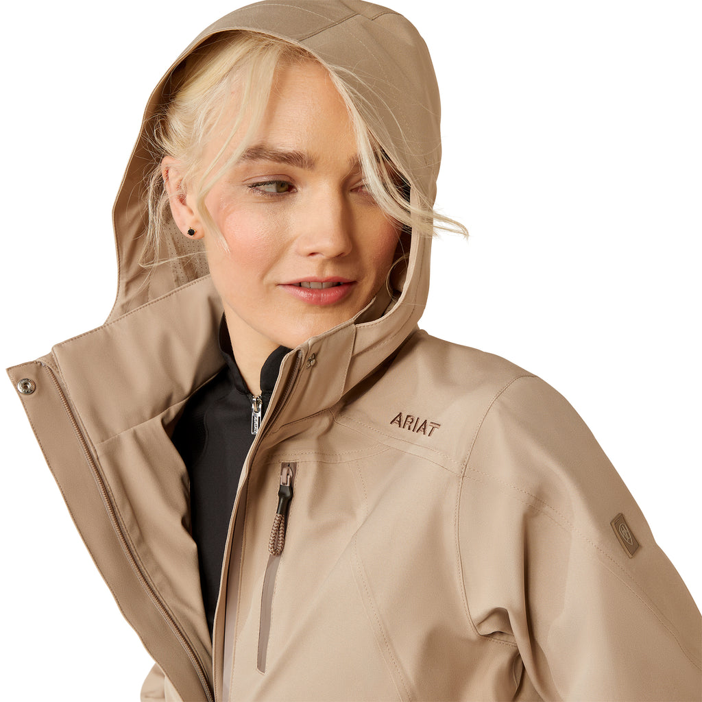 Ariat Ladies Coastal Waterproof Jacket - Cape Reed