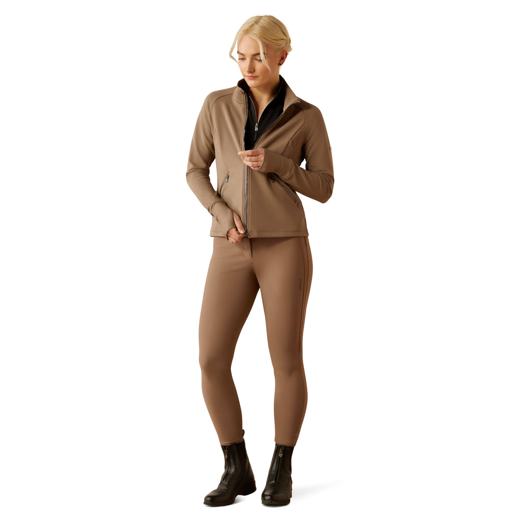Ariat Ladies Bellatrix Full Zip Sweatshirt - Brick Brown
