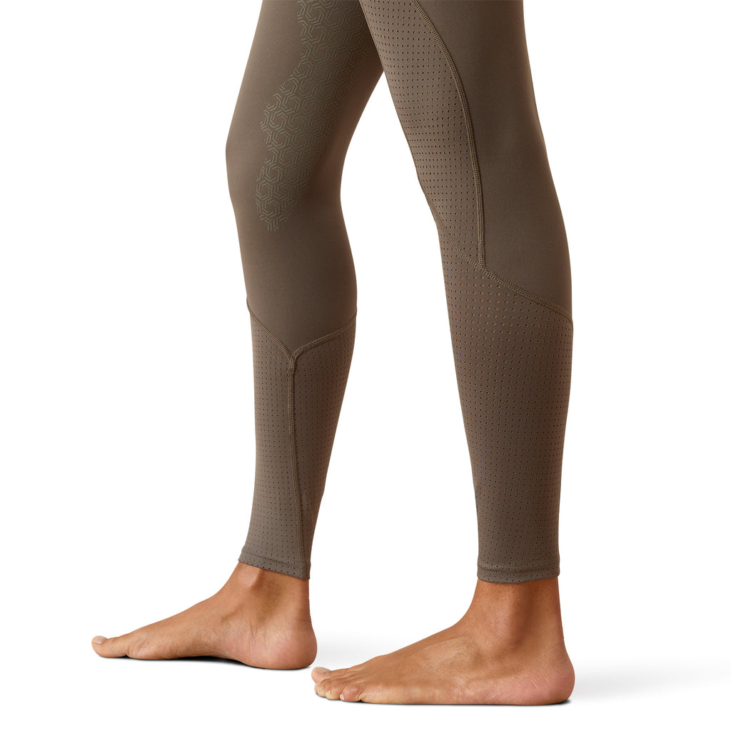 Ariat Ladies Breathe Eos Half Grip Tight - Plum Grey