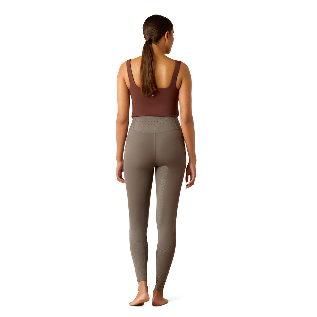 Ariat Ladies Breathe Eos Half Grip Tight - Plum Grey
