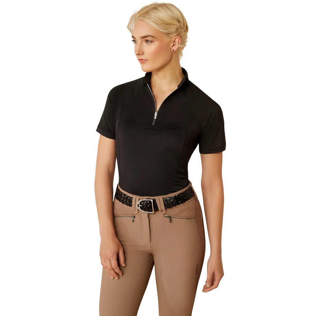 Ariat Ladies Soquel 1/4 Zip Baselayer - Black
