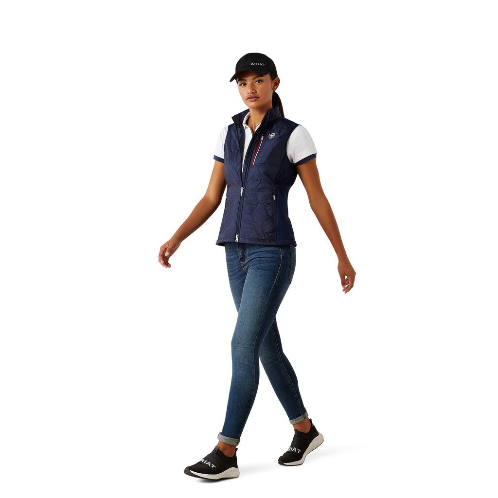 Ariat Ladies Fusion Insulated Vest - Team Navy