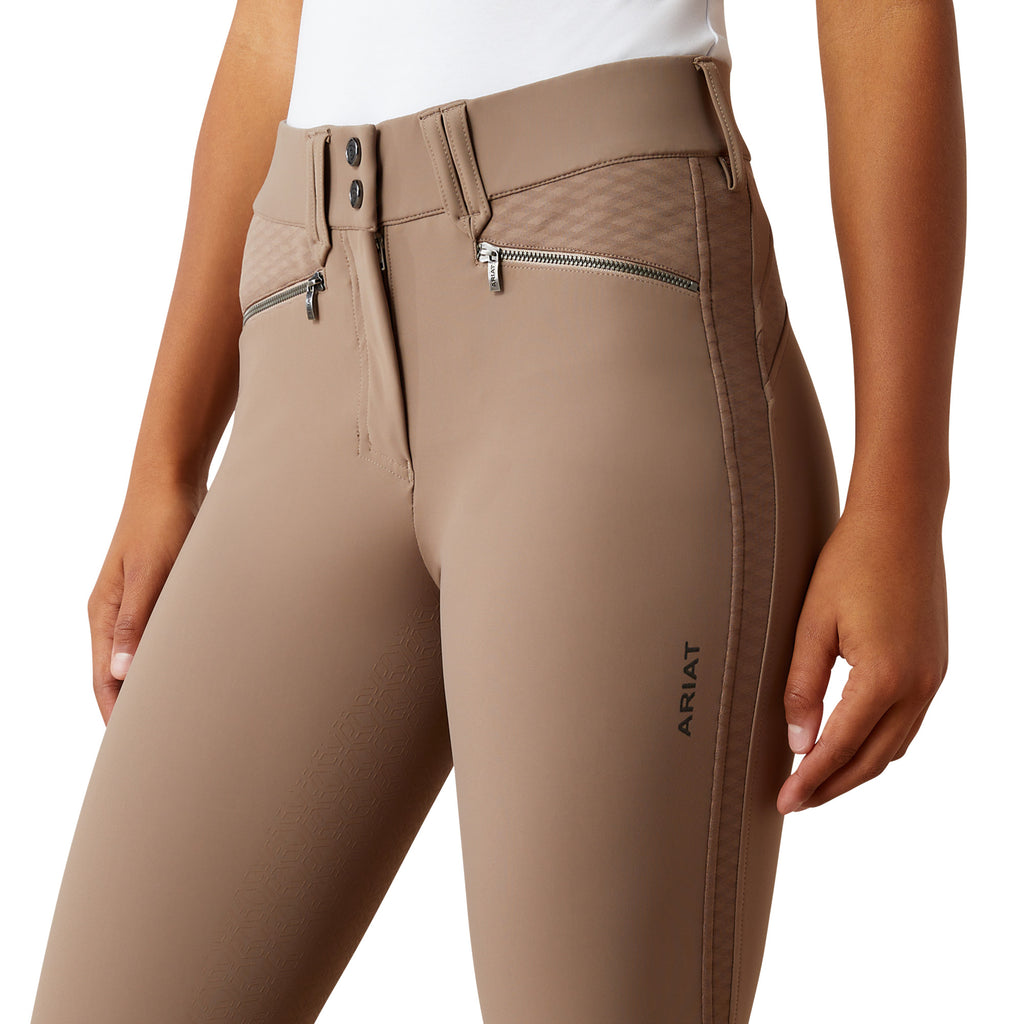 Ariat Ladies Tri Factor X Bellatrix Full Seat Breech - Brick Brown