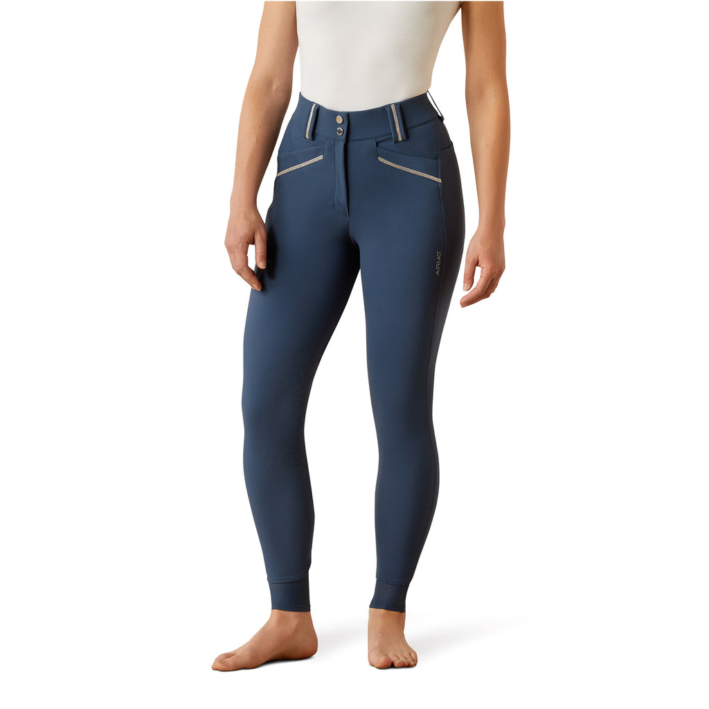 Ariat Ladies Tri Factor Grace Knee Patch Breech - Dark Denim