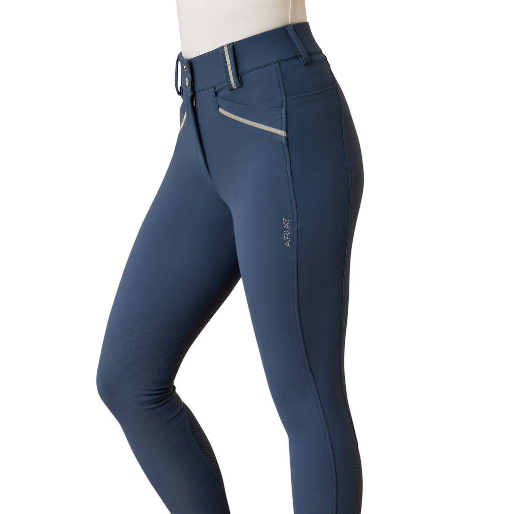 Ariat Ladies Tri Factor Grace Knee Patch Breech - Dark Denim