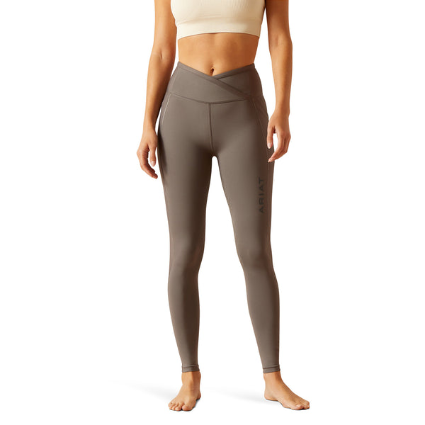 Ariat Ladies Eos Chic Half Grip Tight - Plum Grey