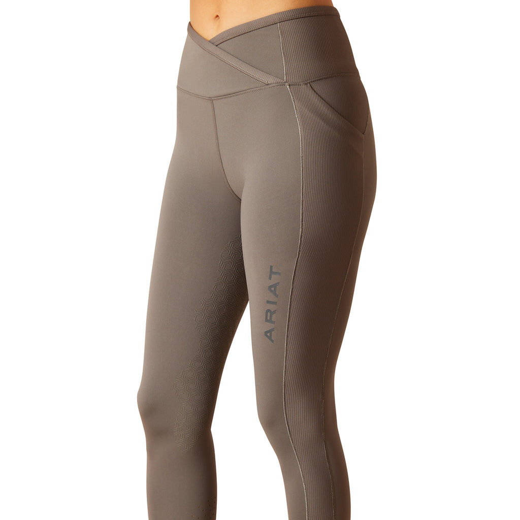 Ariat Ladies Eos Chic Half Grip Tight - Plum Grey