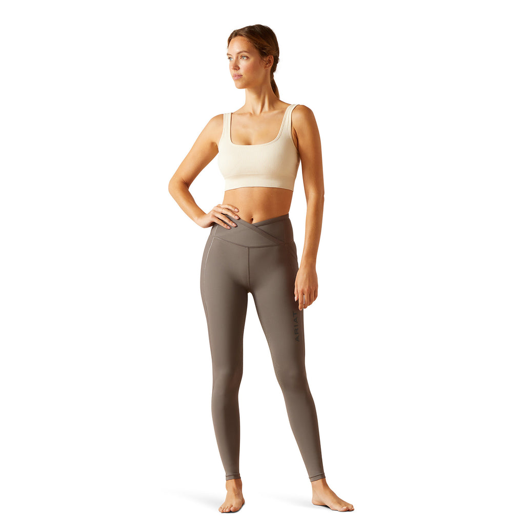 Ariat Ladies Eos Chic Half Grip Tight - Plum Grey
