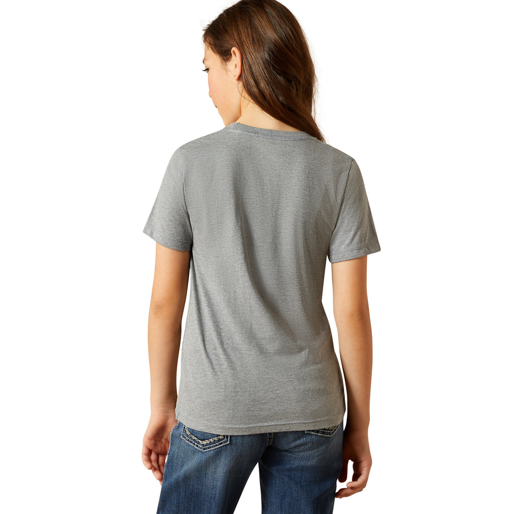 Ariat Youth Heels Down T-Shirt - Ice Berg