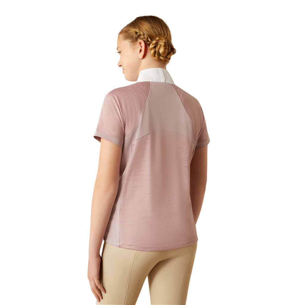 Ariat Youth Aptos Vent 2.0 Show Shirt - Sea Fog