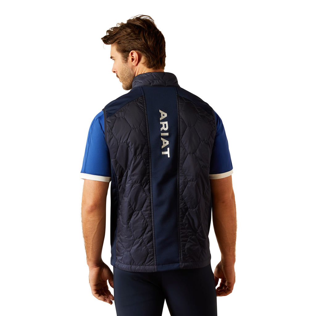 Ariat Mens Fusion Insulated Vest - Navy Team
