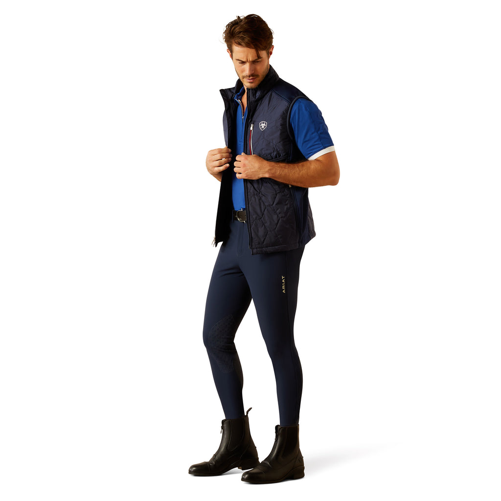 Ariat Mens Fusion Insulated Vest - Navy Team