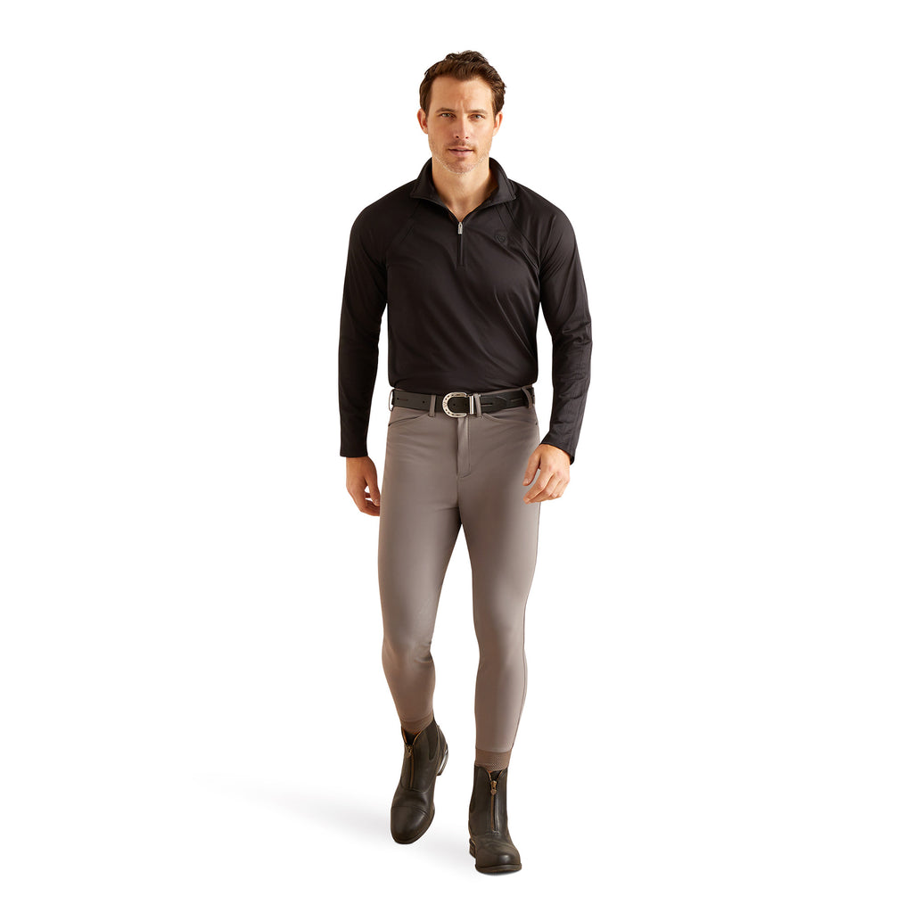Ariat Mens Sunstopper 3.0 1/4 Zip Baselayer - Black