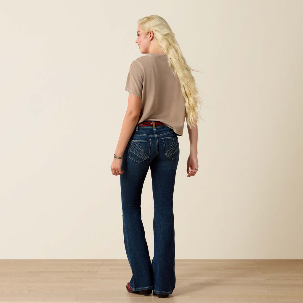 Ariat Ladies Perfect Rise Flare Christine Jean - Siren