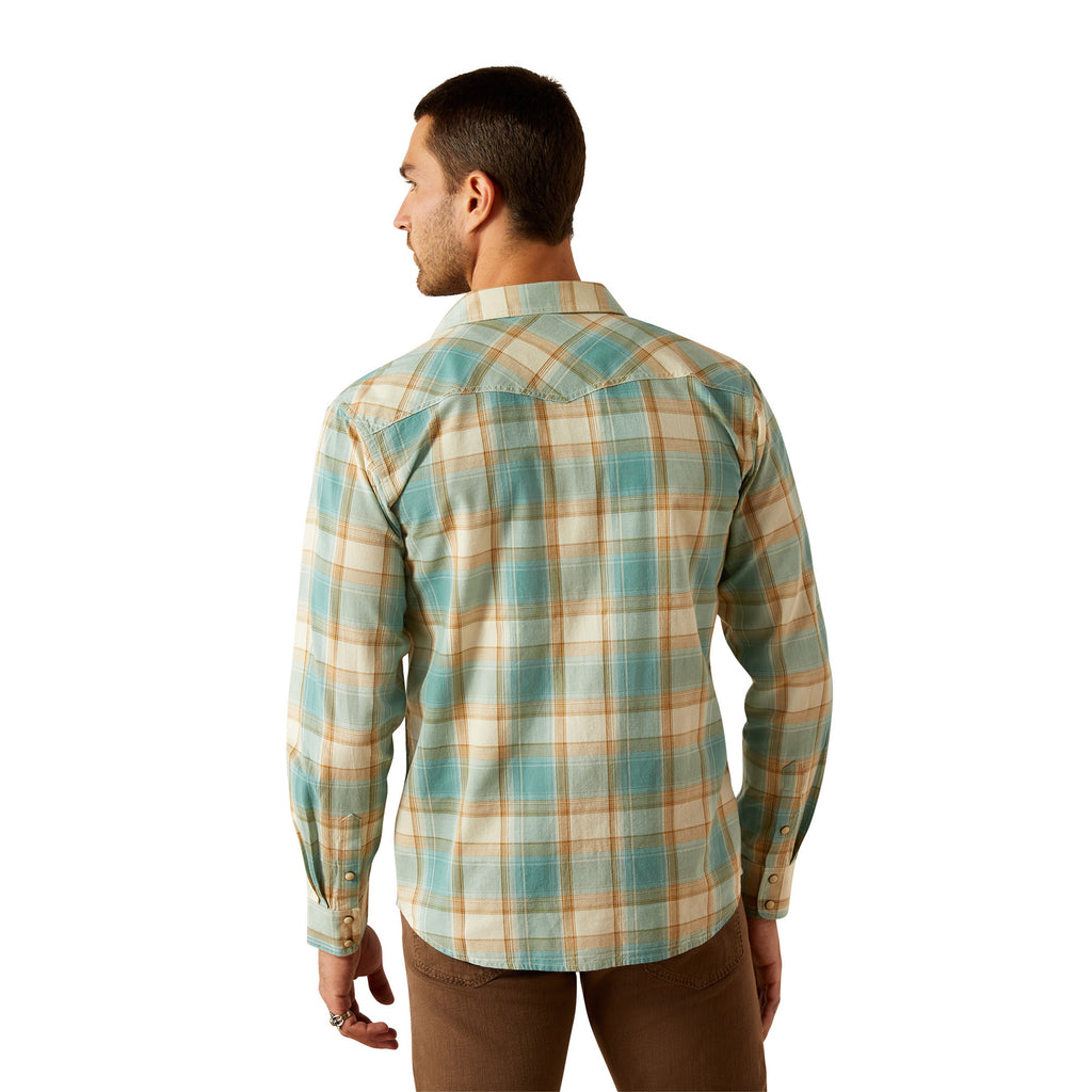Ariat Mens Hardin Retro Shirt - Turquoise