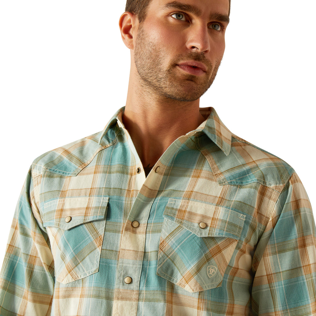 Ariat Mens Hardin Retro Shirt - Turquoise