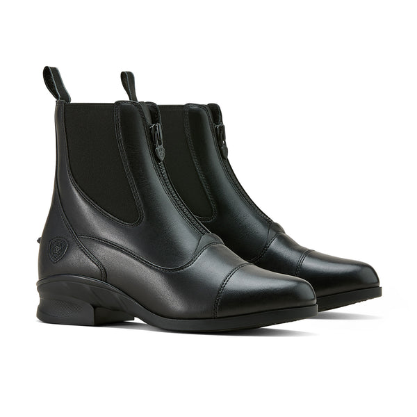 Ariat Ladies Heritage Zip Paddock Boot - Black
