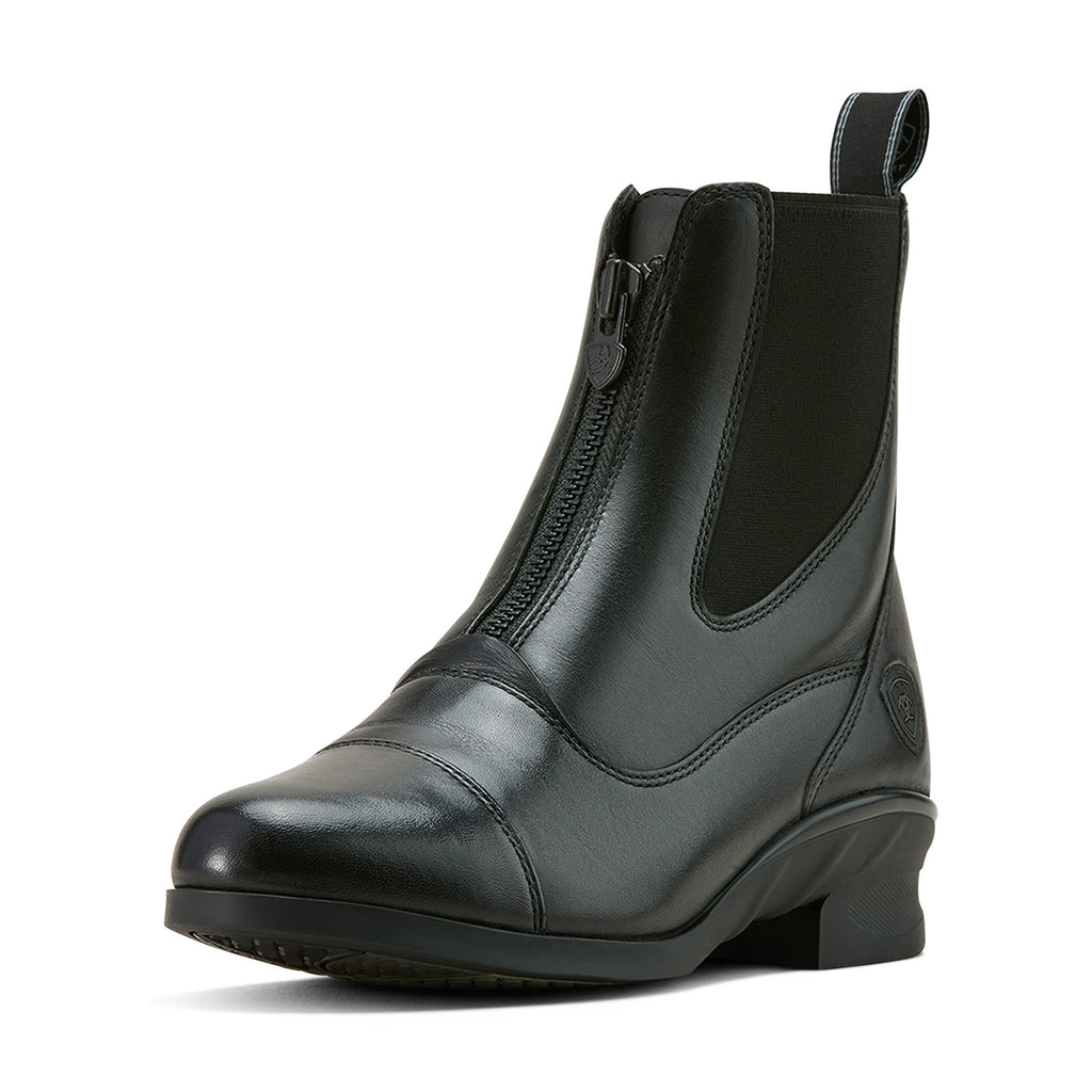 Ariat Ladies Heritage Zip Paddock Boot - Black