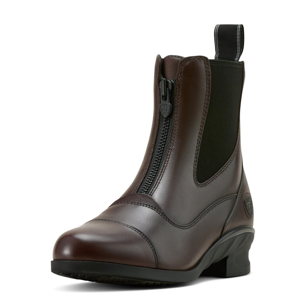 Ariat Ladies Heritage Zip Paddock Boot - Light Brown
