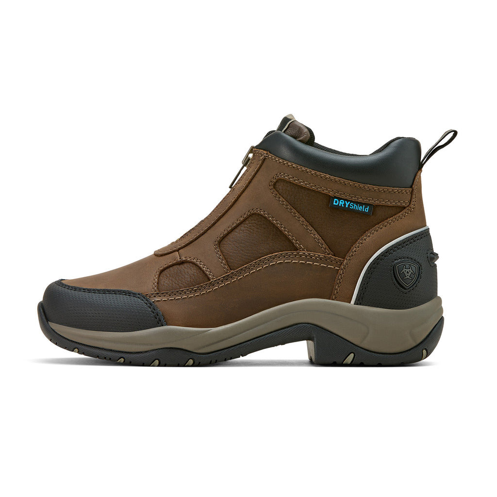 Ariat Ladies Terrain Zip Waterproof Boot - Palm Brown