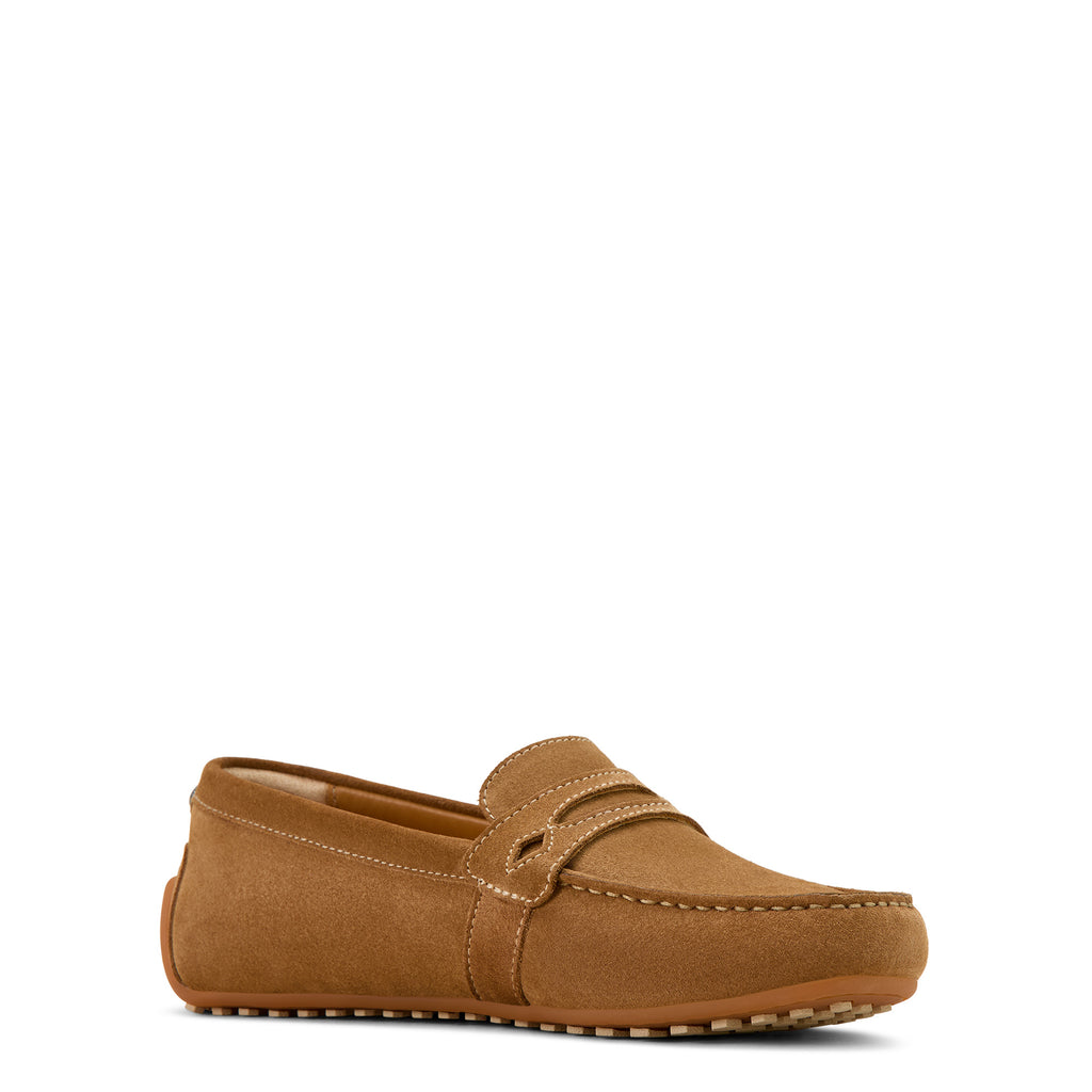 Ariat Selene Driving Moccasin - Caramel Suede