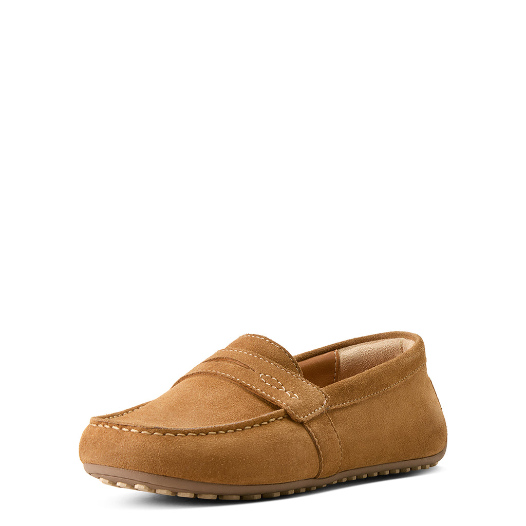Ariat Selene Driving Moccasin - Caramel Suede