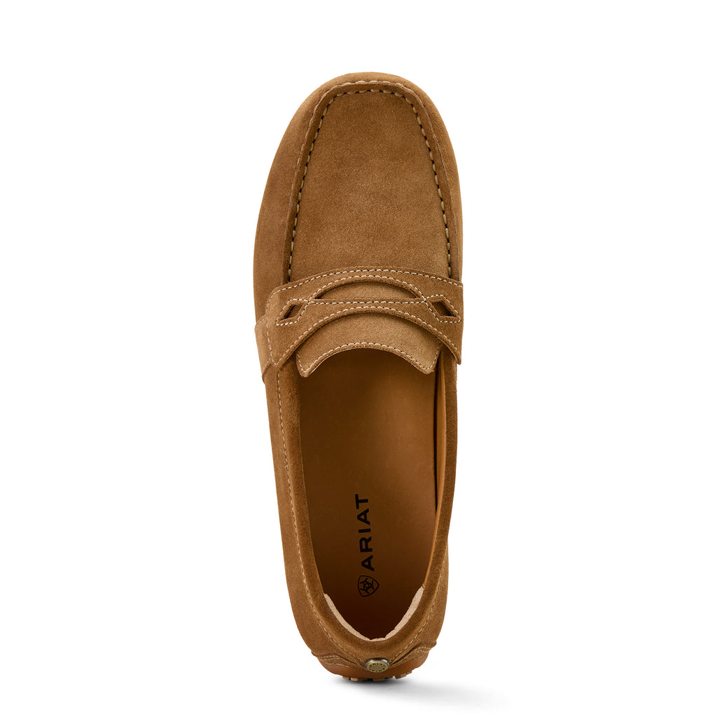 Ariat Selene Driving Moccasin - Caramel Suede