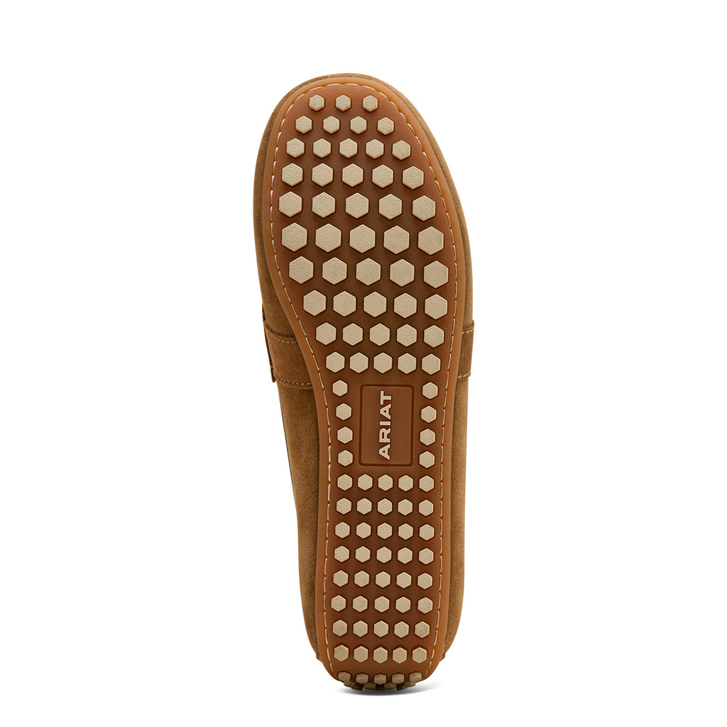 Ariat Selene Driving Moccasin - Caramel Suede