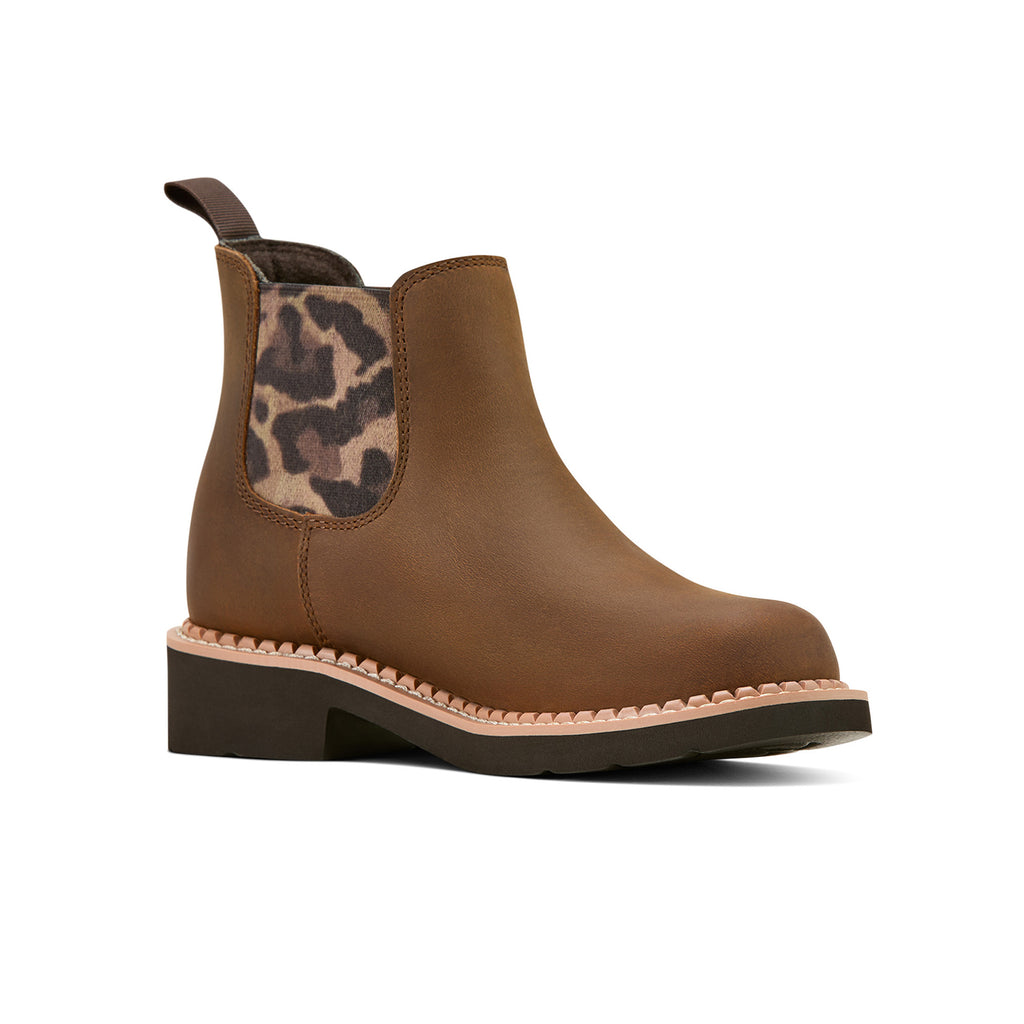 Ariat Youth Fatbaby Chelsea Western Boot - Distressed Brown