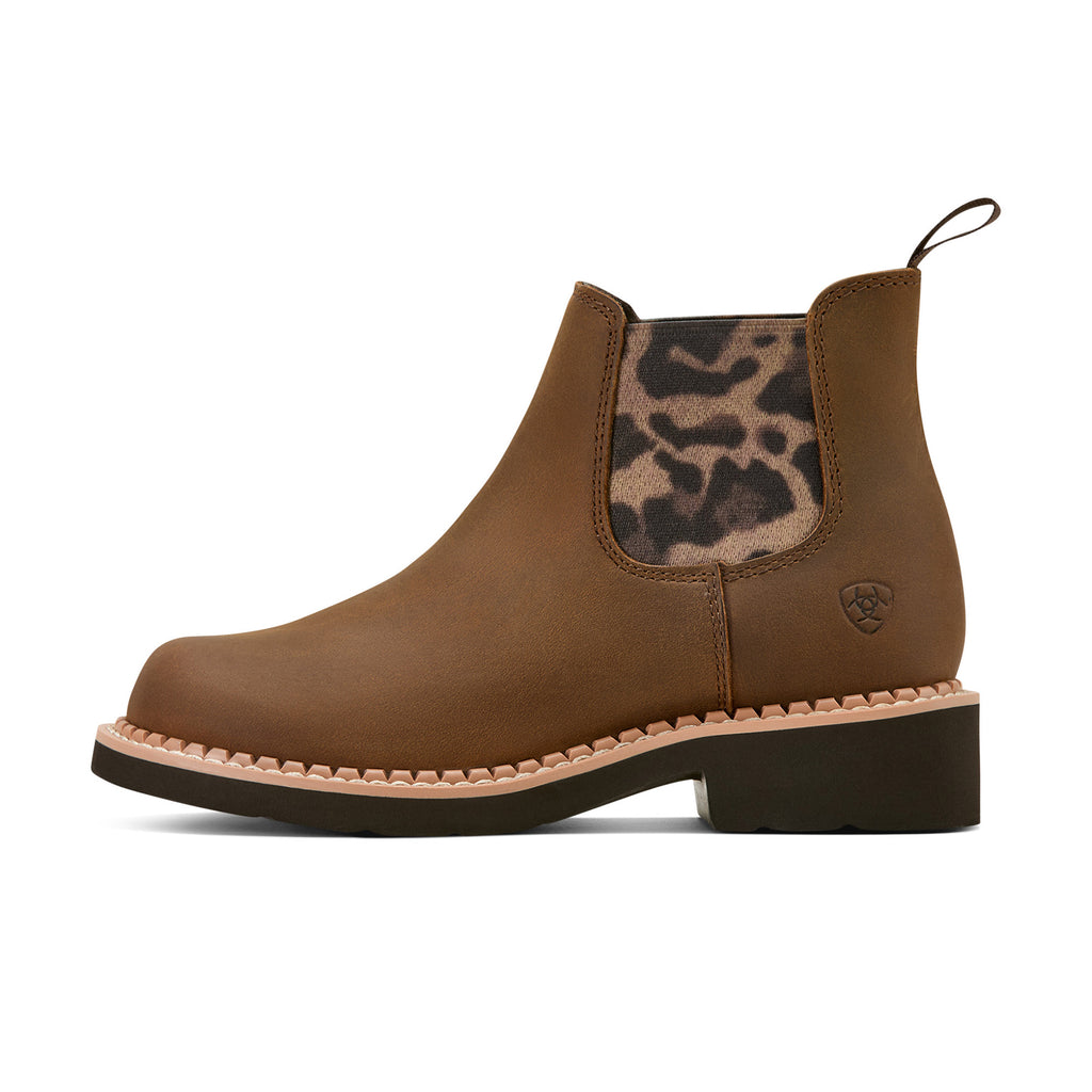 Ariat Youth Fatbaby Chelsea Western Boot - Distressed Brown