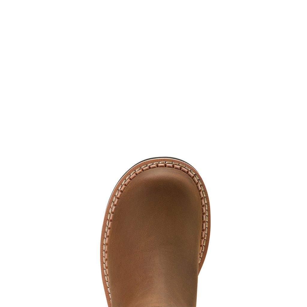 Ariat Youth Fatbaby Chelsea Western Boot - Distressed Brown