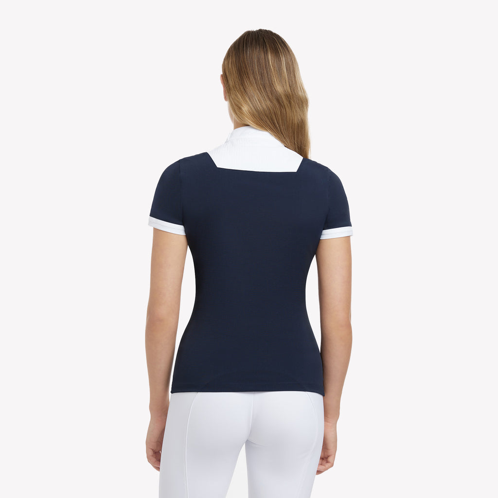 LeMieux Sophia Short Sleeve Show Shirt - Navy