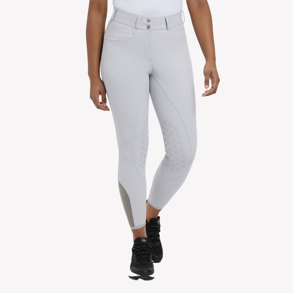 LeMieux Ladies Imogen Knee Grip Breeches - Light Grey