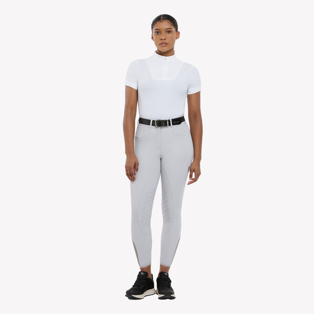 LeMieux Ladies Imogen Knee Grip Breeches - Light Grey