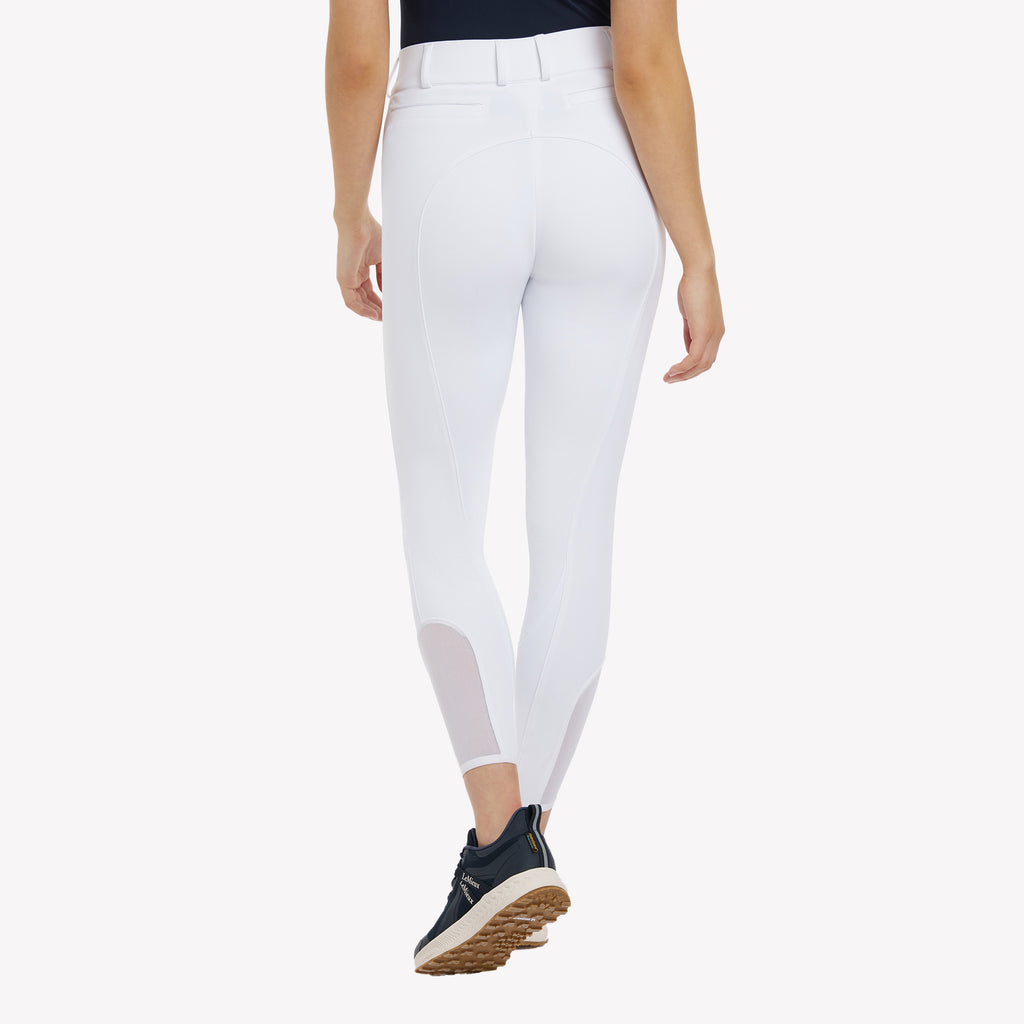LeMieux Ladies Imogen Knee Grip Breeches - White